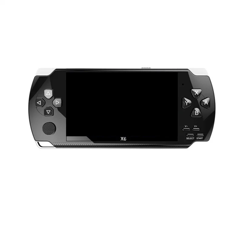 

X6 Portable 4.0" 8GB PSP Handheld Game Console Built-in 1500 Video NES Retro Classic Games for Multiple Emulators Gaming Player