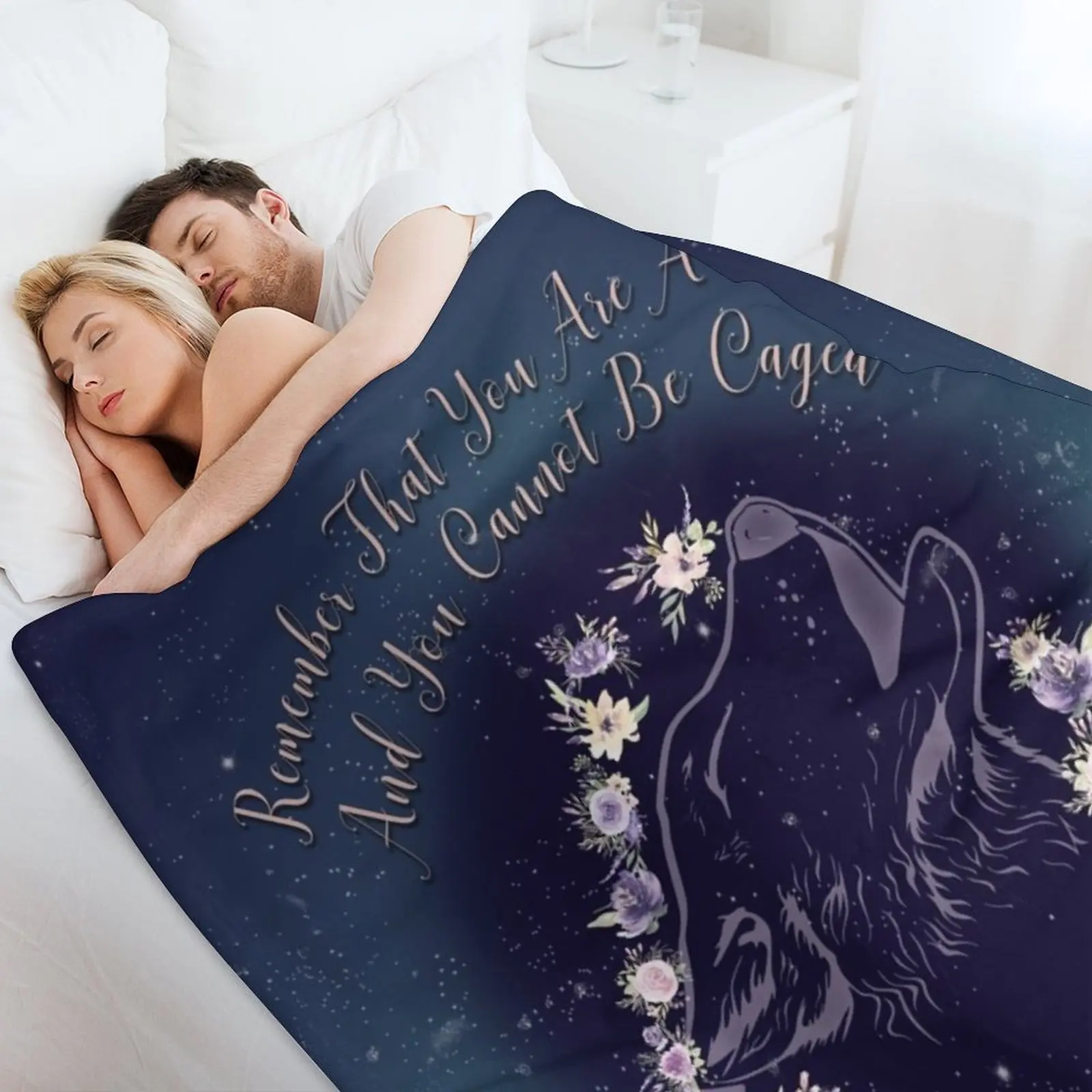 ACOWAR - Одеяло с волком красивые одеяла для декоративного дивана среды