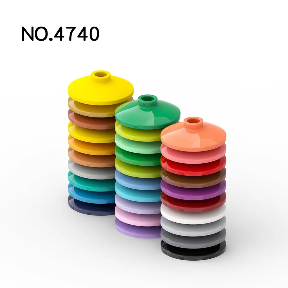 Фото 50 шт. детали MOC 4740 30063, блюдо 2x2, перевернутые совместимые кирпичи, сделай сам, сборные строительные блоки, игрушка для мозга, подарок, частицы, детская головоломка №1