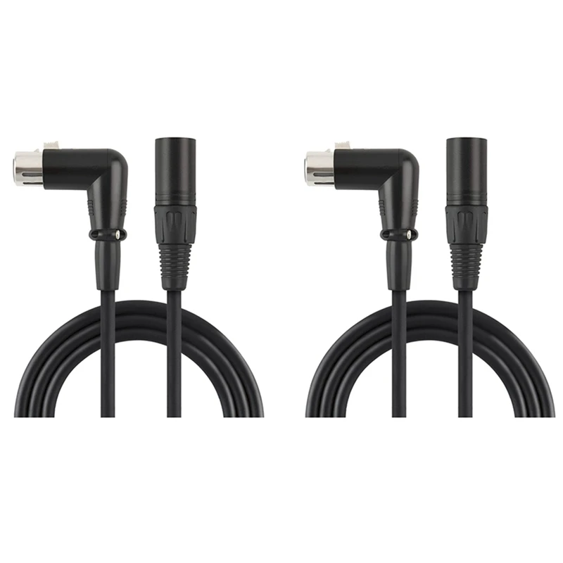 

2X XLR кабель, Музыкальный Микрофон, звуковой кабель, штекер, прямоугольный XLR, гнездо-штекер, кабель 6 футов