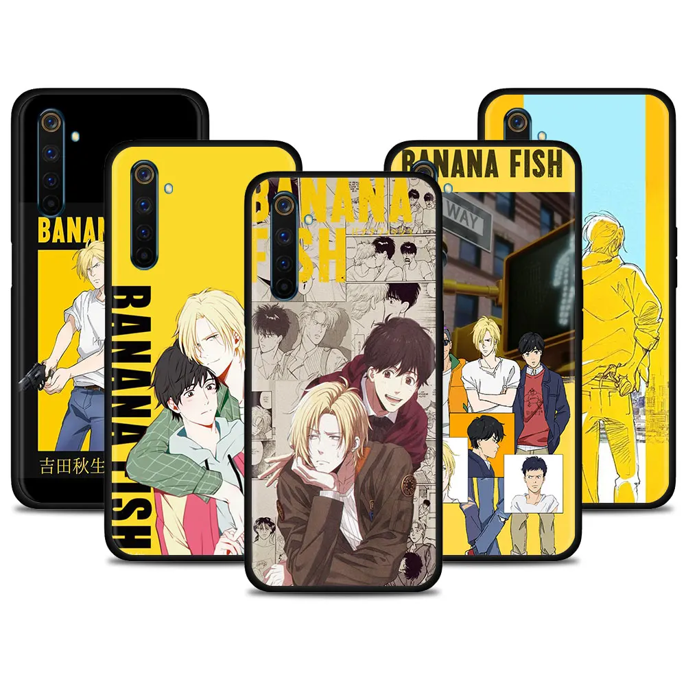 

Phone Case for Realme GT neo 2 3 9 Pro Plus 9i 8 8i 7 6 5 C21 c21y C20 C12 C11 C3 XT Silicone Cover Bannana Fish Anime Shell Bag