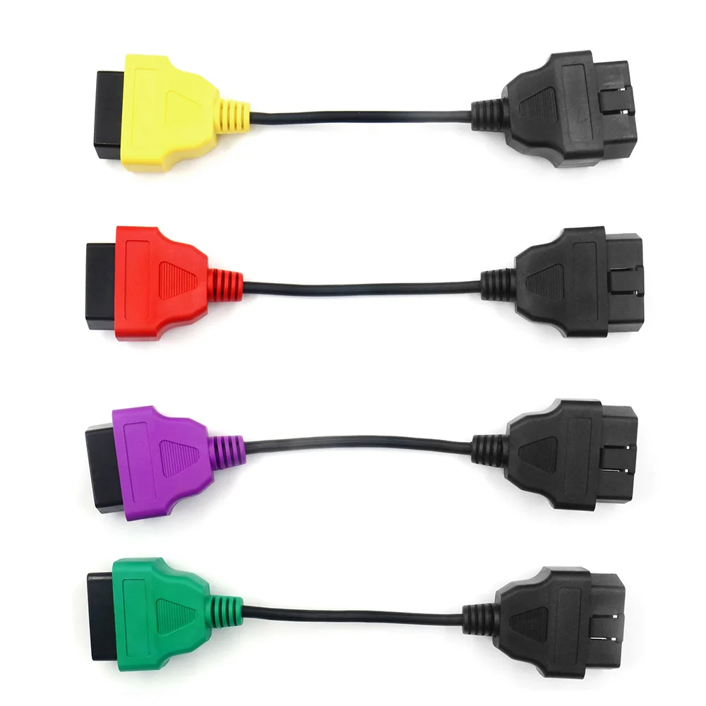 4 шт./лот высокое качество диагностический кабель с разъемом fiatecuscan OBD2 для Fiat