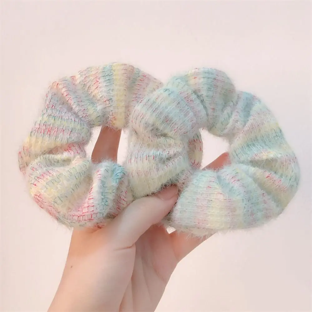 Милая вязаная резинка для волос в Корейском стиле держатель конского хвоста