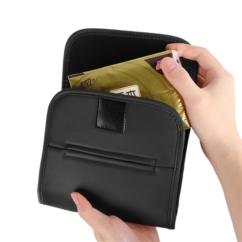 Для Audi S line A3 A4 A5 B7 A1 A6 C6 kuga TT RS 1 шт. коробка из искусственной кожи для автомобильных