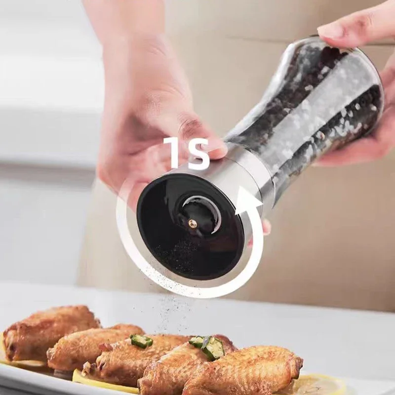 2 шт. ручная мельница для соли и перца кофемолка измельчитель пудры приправ