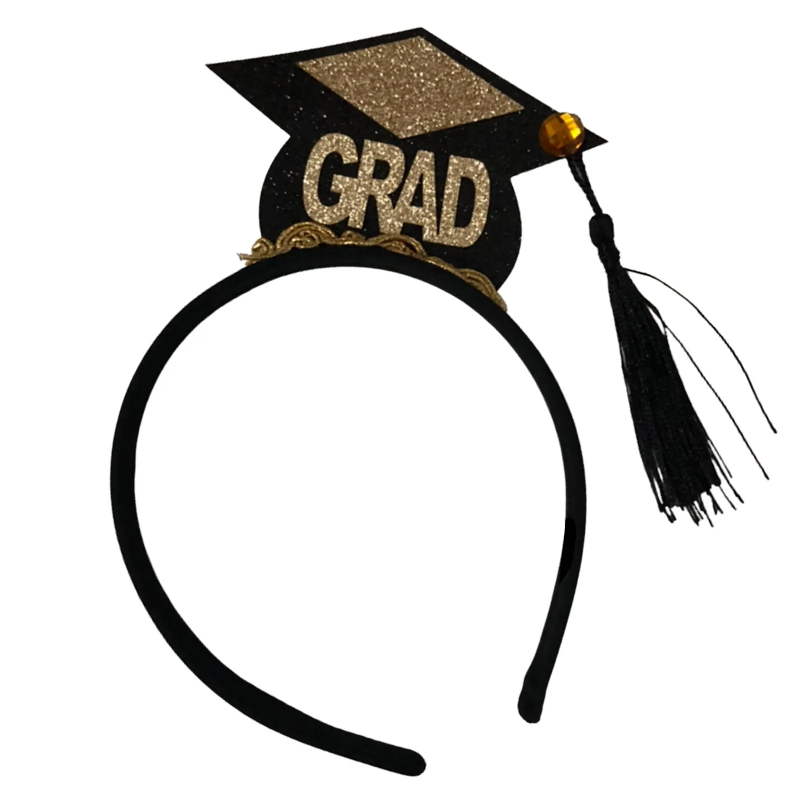 

Graduation Cap Headband Mini Bachelor Cap Headband Mini Bachelor Cap Headband Black Class Of 2022 Graduation Party Favors Unisex