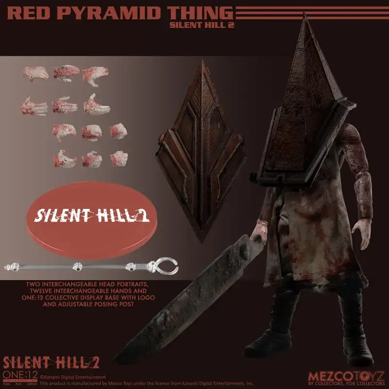 

Original Red Pyramid Thing Anime Mezco One:12 Silent Hill 2 Action Model Toys Collection Figures Model Ornamnet In Stock 100%