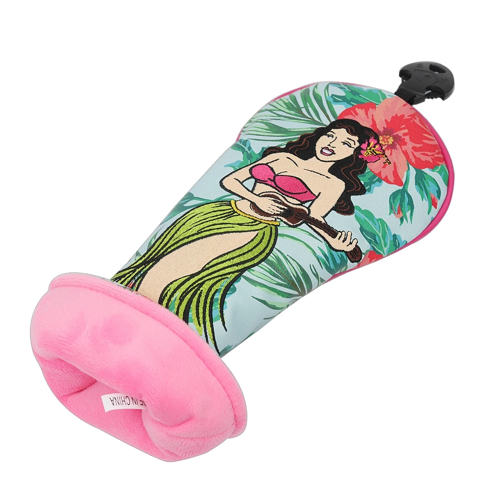 Печать из искусственной кожи Honolulu Hawaii Hula Girl головной убор с вышивкой для гольфа