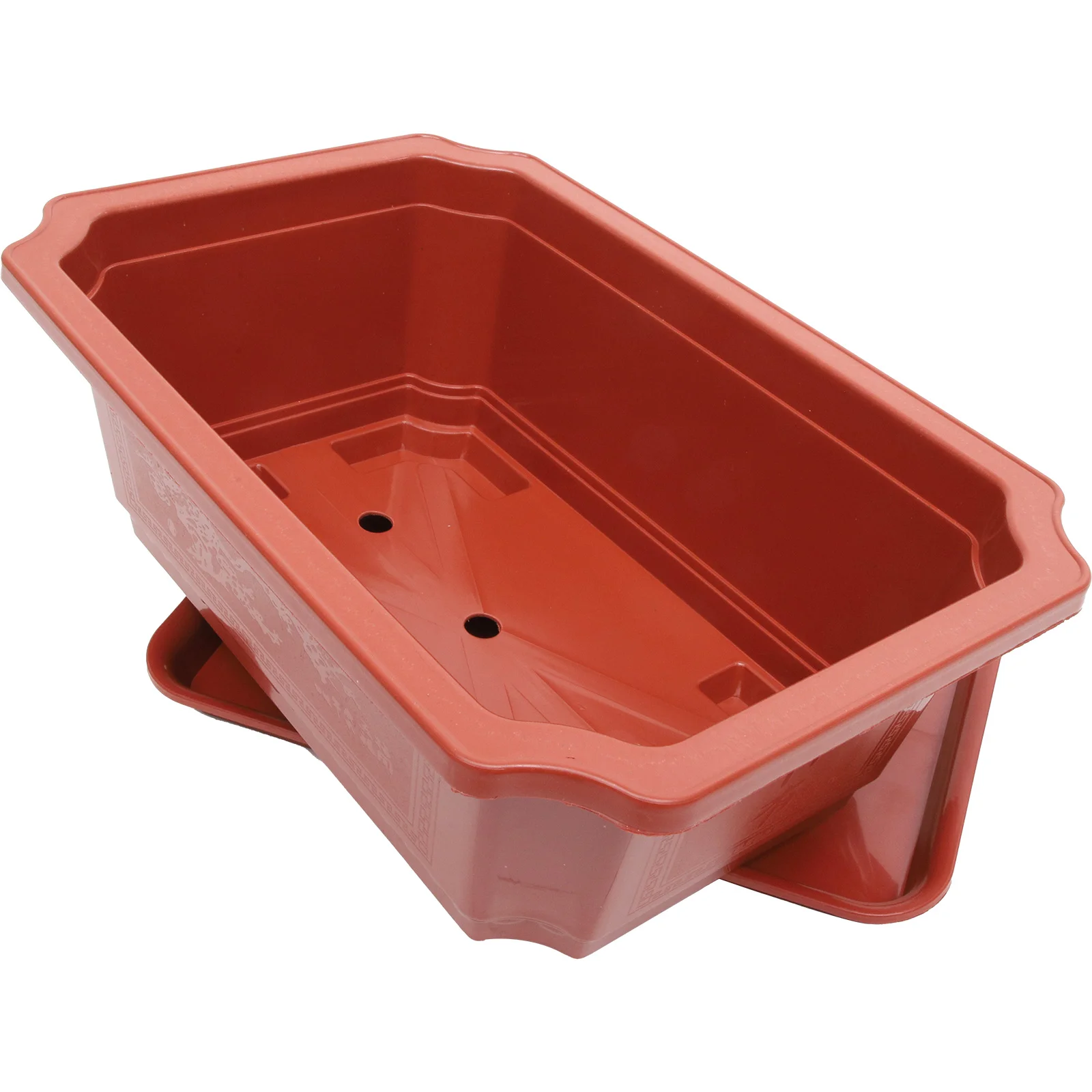 

Bonsai Training Pots Drainage Tray Plastic Bonsai Plants Growing Pot Large Flower Pot Planter Garden Yard Office Living