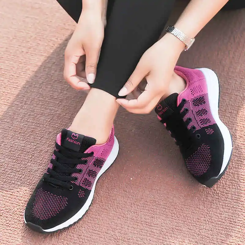 

Snekars Running Shoes Woman Woven Sports Shoes For Women Brands Shed Woman Sneakers Without Laces Women Sport Sneakers Tennis