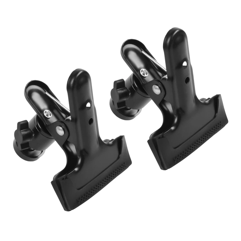 

NEW-2X Multi-Function Metal Spring Clamp Clip With Ball Head For Camera Flash Photograph