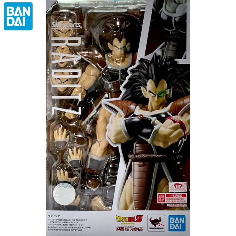 BANDAI SHF оригинальная Супер фигурка Dragon Ball Z Raditz аниме Super Saiyan коллекция игрушек