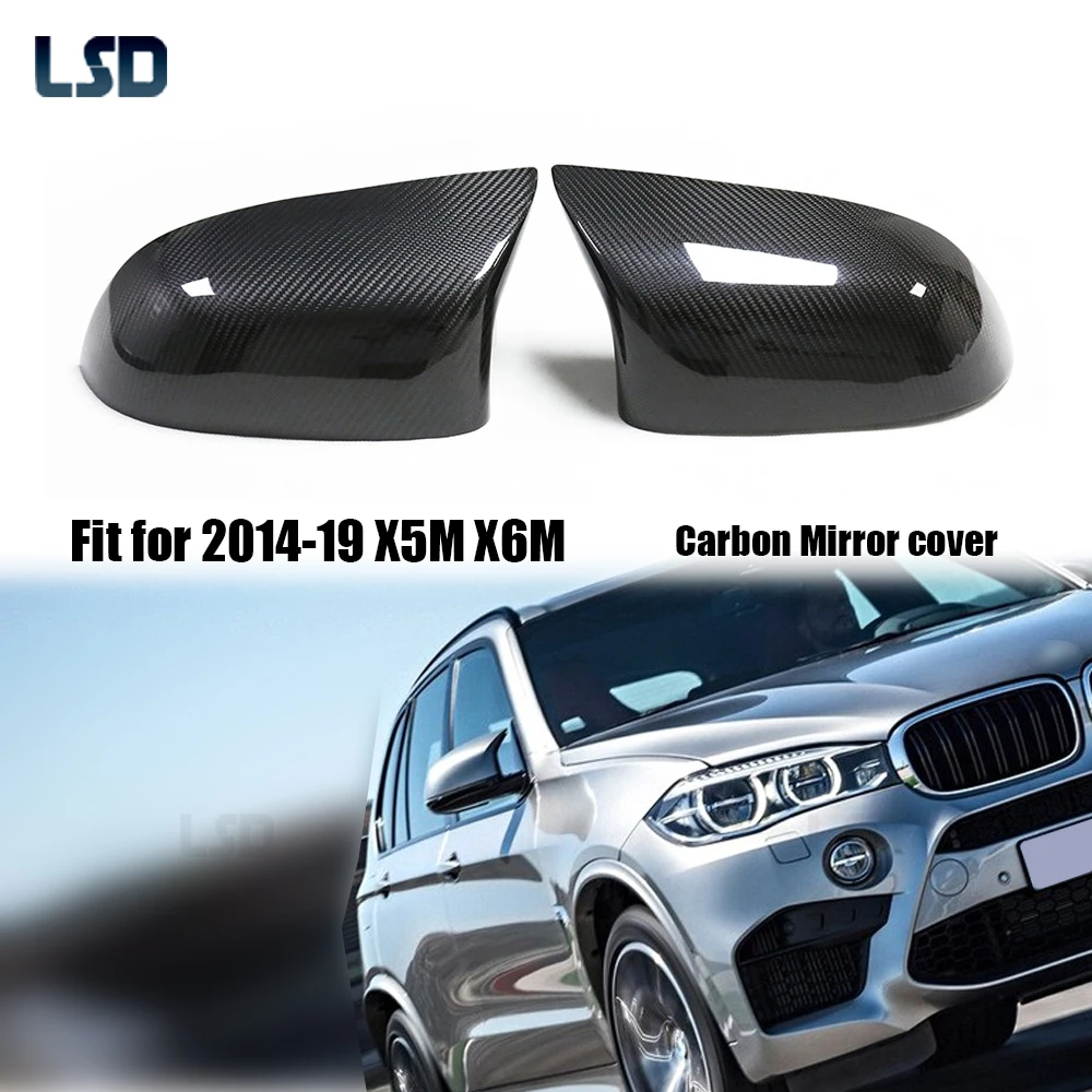 Фото MP Стиль для BMW 2014-19 X5M F85 X6M F86 Сухое углеродное волокно Замена крышки бокового зеркала заднего вида Кованые колпачки Гоночная производительность №1