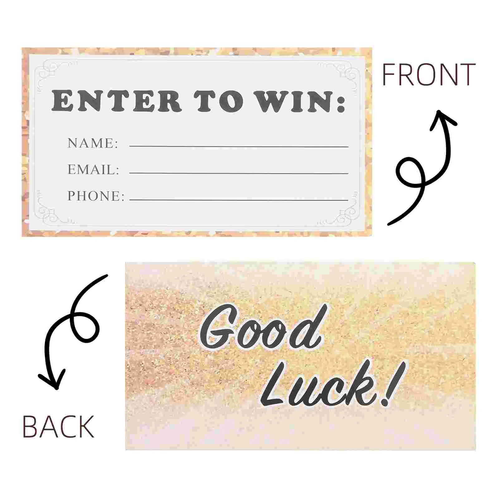 50 шт. лотерейные карты билеты стенд постачальника демонстрационные предметы