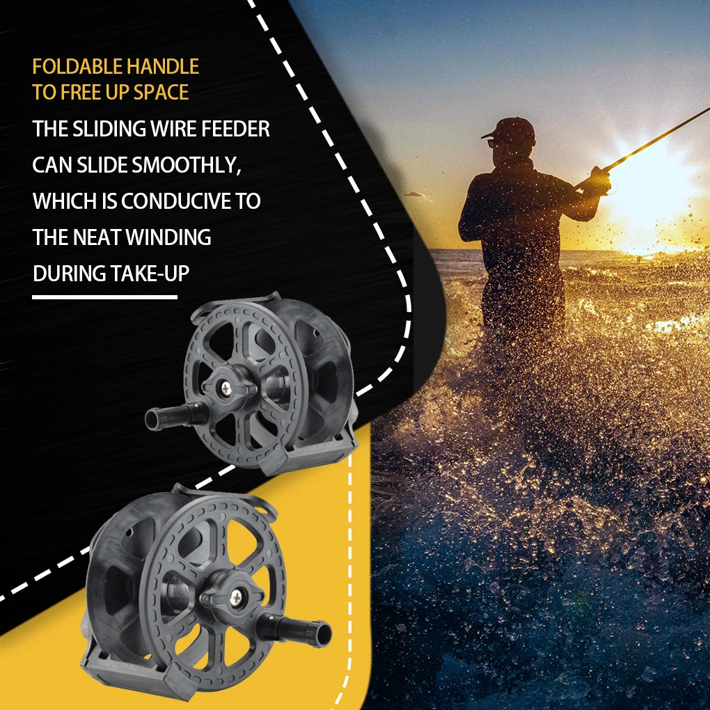 

Рыболовная катушка для подледной рыбалки, нейлоновая, гладкая, скользящая, аккуратная, регулируемая, для использования на открытом воздухе