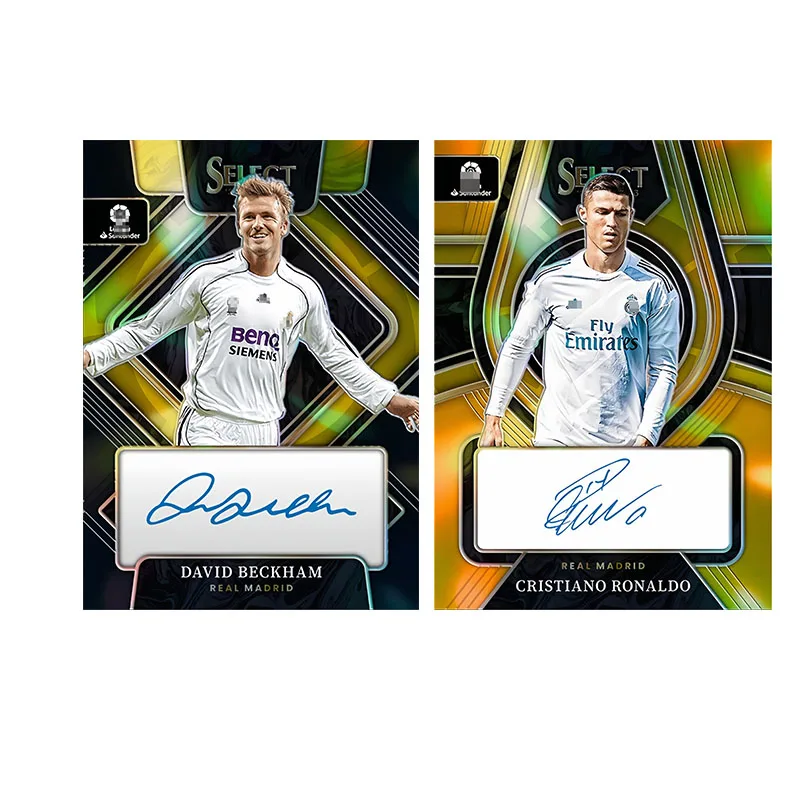 Фото Panini 2022-23 Select La Liga Карты футболиста Zidane Криштиану Роналду Коллекционные карты Вентилятор Рождественский подарок на день рождения №3