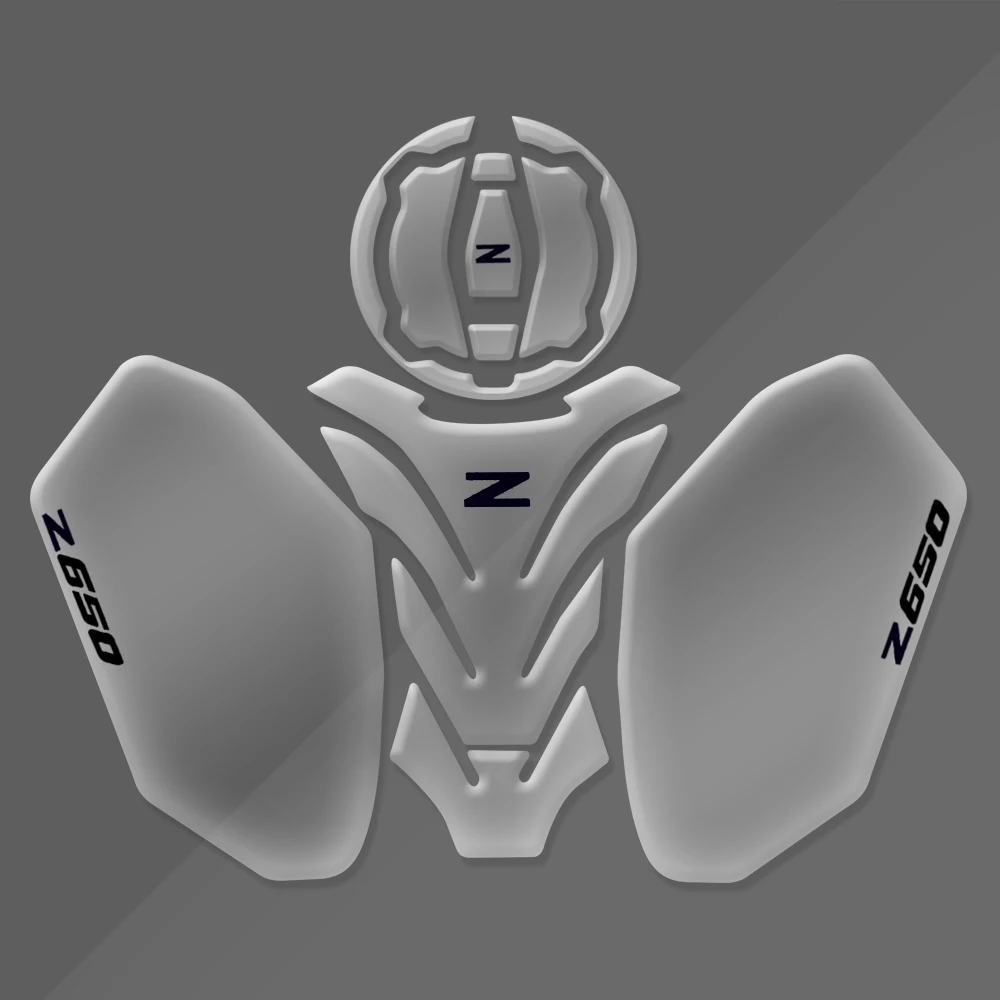 

Подходит для KAWASAKI Z650 2024 Z 650 2017-2025 коврик для топливного бака мотоцикла защитные наклейки прозрачное углеродное волокно