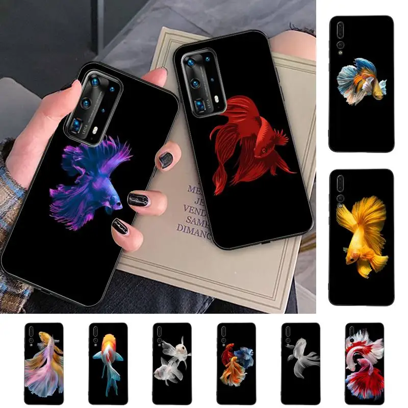 

Small goldfish Phone Case for Huawei P30 40 20 10 8 9 lite pro plus Psmart2019