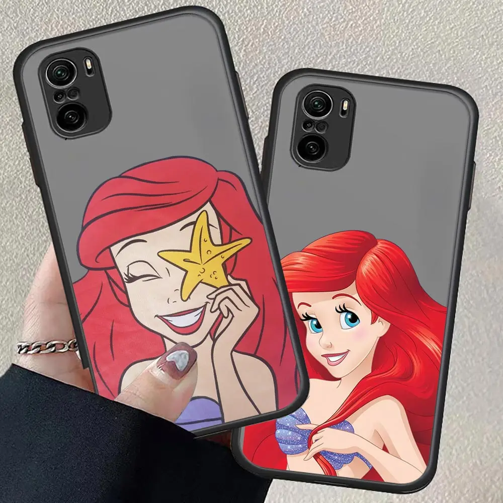 

Mermaid beauty Girl Anime Comic Cartoon Matte For Redmi K40 Case For Redmi K40 K30 K20 10 10C 10X 9T 9C 9A 9 8A 8 7 A 6 Pro Plus