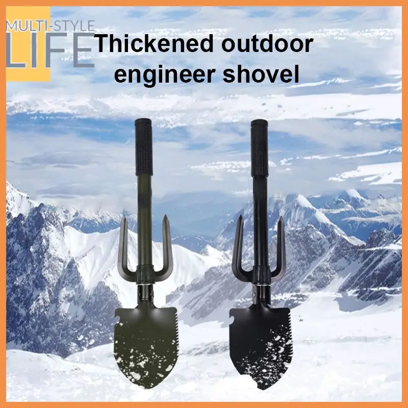 

Portable Folding Shovel Multifunction Stainless Steel Survival Spade Trowel Garden Camping Outdoor Tool Garden Tools Dropship