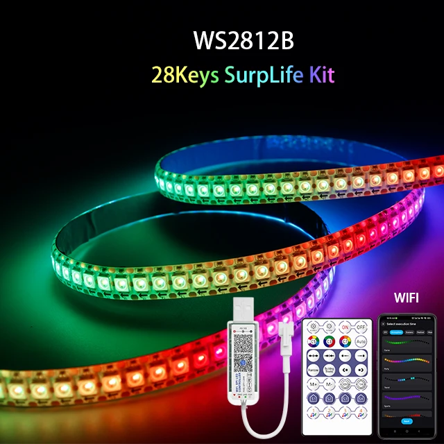 

LOAMLIN Светодиодная лента RGB Bluetooth Wi-Fi