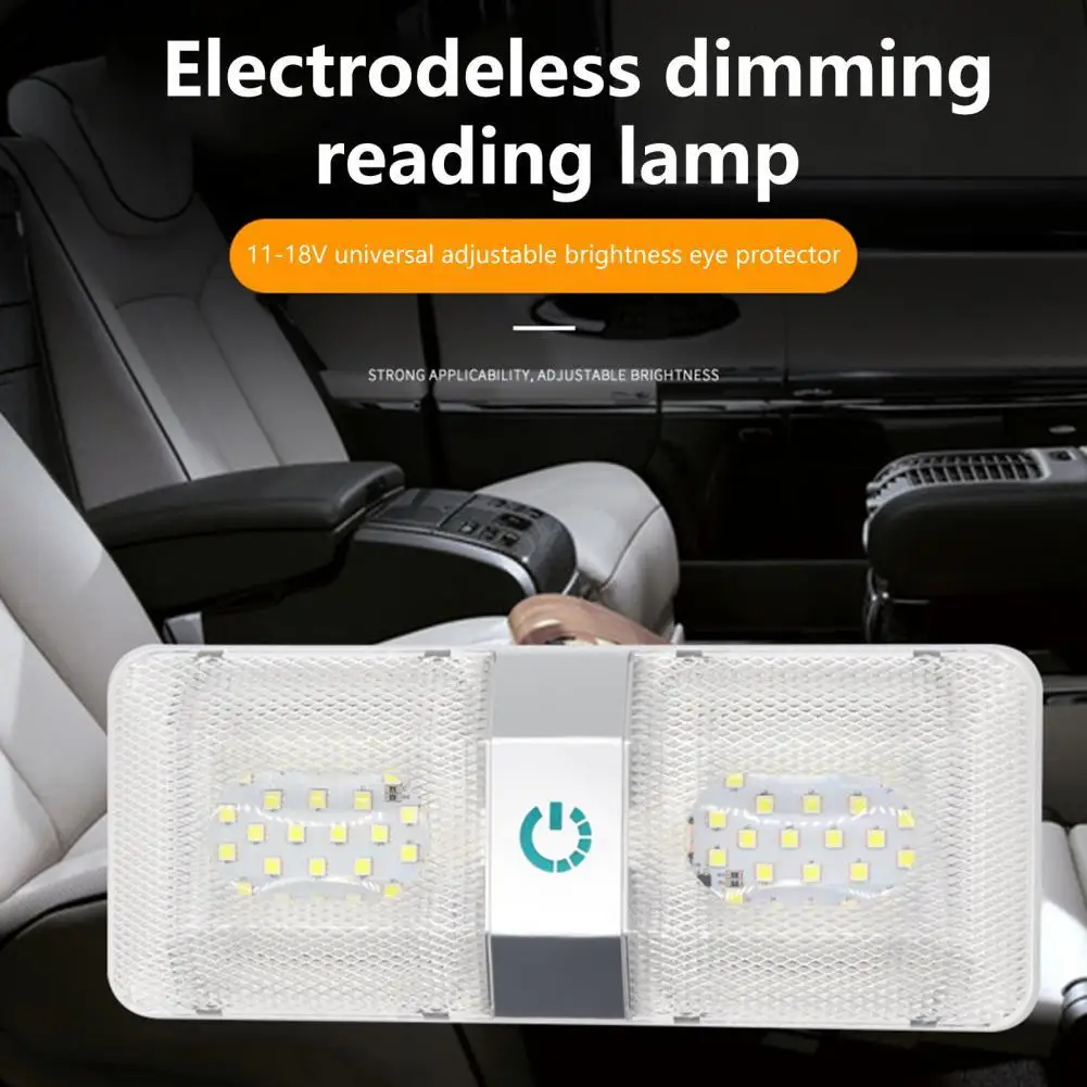 

Ceiling Lamp Energy Saving Long Service Life Touch Switch 6000-6500K Car Interior Reading Lamp for RV