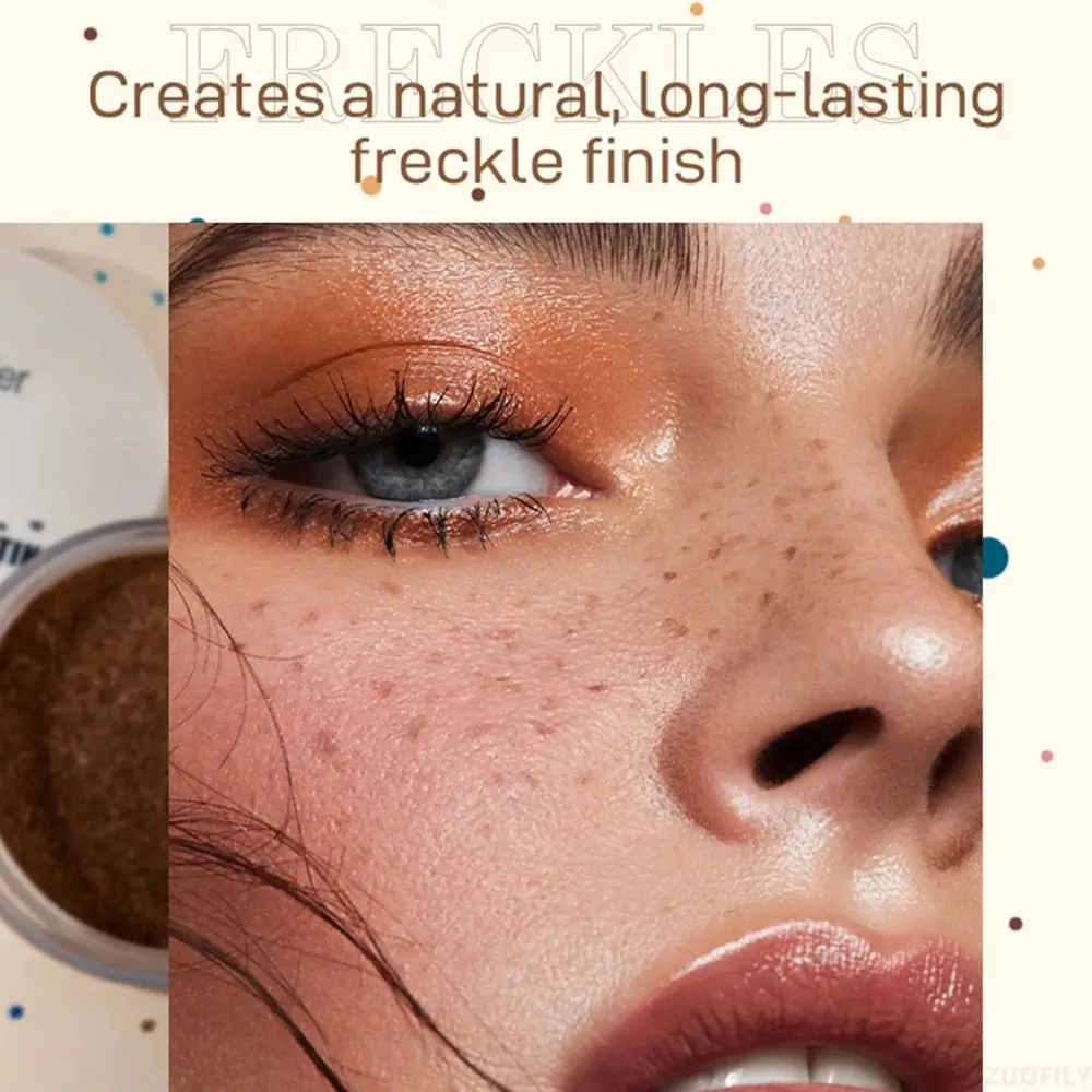 

New Makeup Dot Pen Lasting Ink Pad Lifelike Freckle Pen Freckled Stamp Kit Spot Freckle