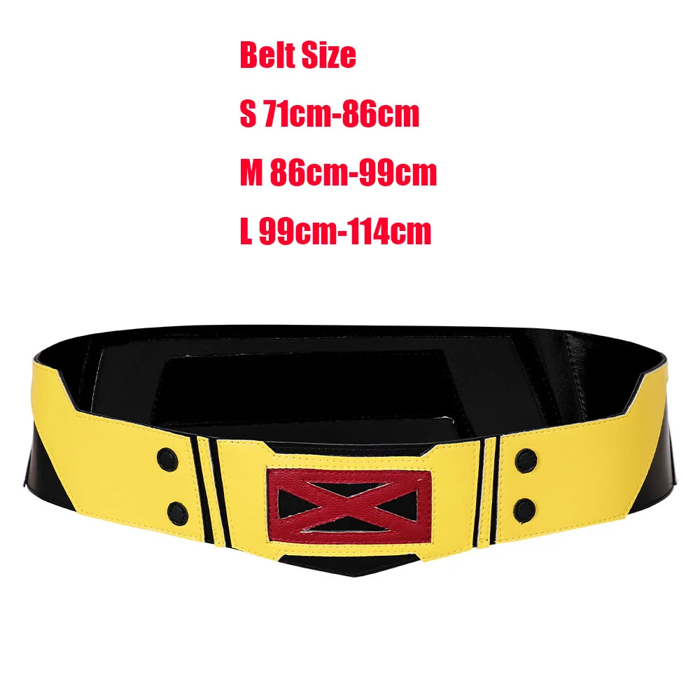 Пояс с волком и логаном ремни из искусственной кожи для косплея взрослых мужчин