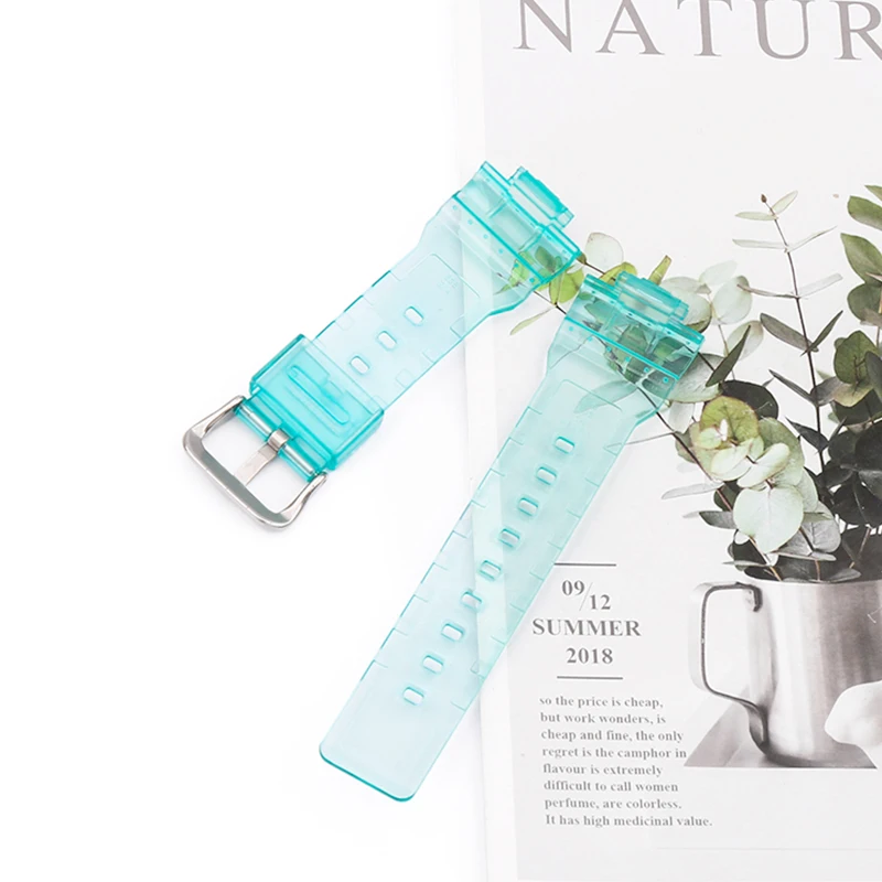 Transparent strap set suitable for Casio BABYG BA110/111/112/120/130 men's and women's strap watch accessories