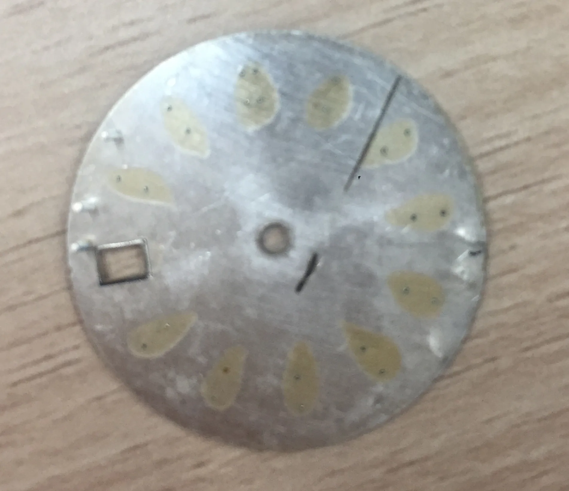 28.5MM Watch Accessories Luminous Mechanical Men's Watch Dial Yellow Pink Blue for NH35/36/4R Movement