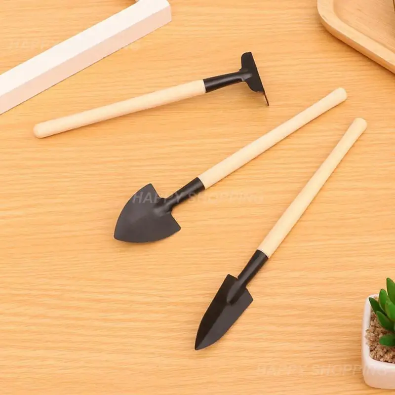 

Shovel About 22cm Fall-proof Effortless High Quality Convenient Shovel Rake Three-piece Set Succulent Soil Loosening Tool