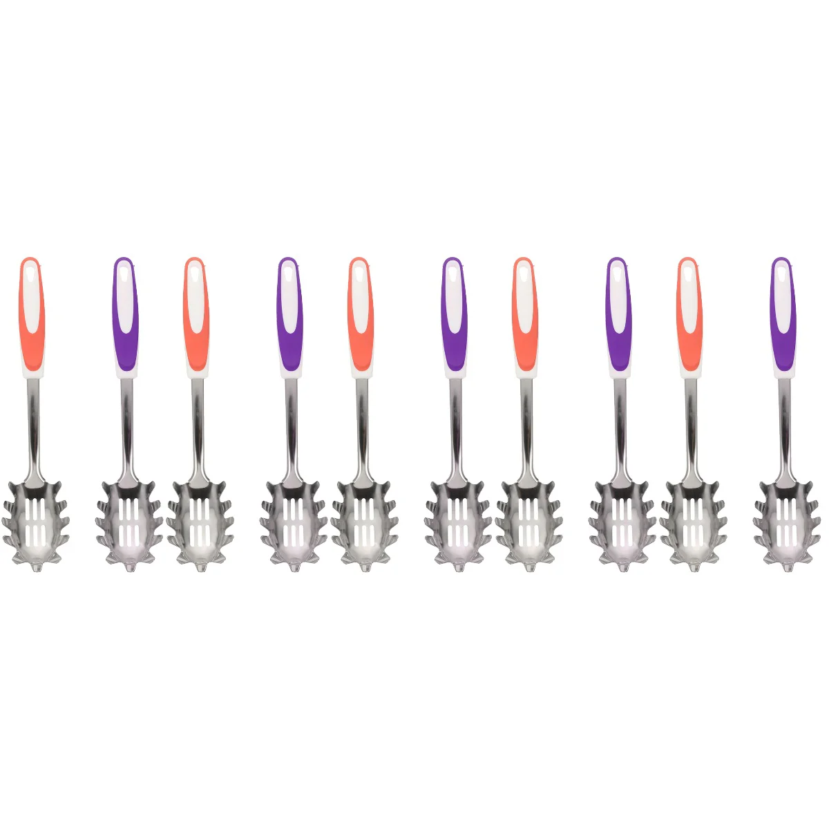 

10 Pcs Noodle Spoon Fettuccine Noodles Filter Spaghetti Server Kitchen Ladle Colander Pp Pasta Non-stick Scooper Handle