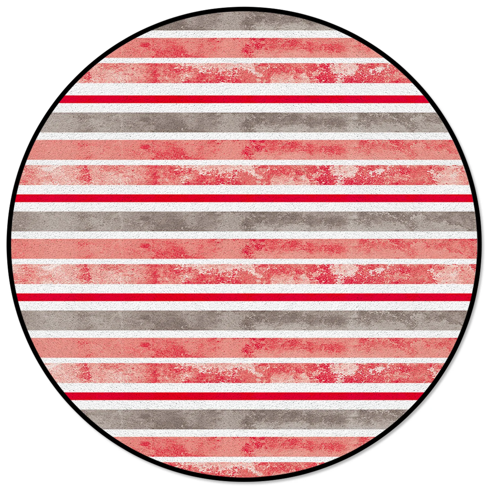 

Coral Watercolor Gradient Mottled Retro Rugs And Carpets For Home Living Room Round Rug For Children Rooms Non-slip