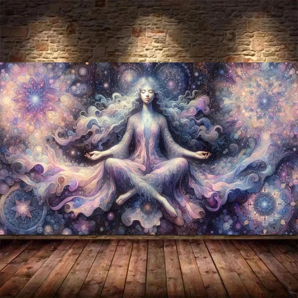 Алмазная живопись Mandala Yoga Meditation RealShining