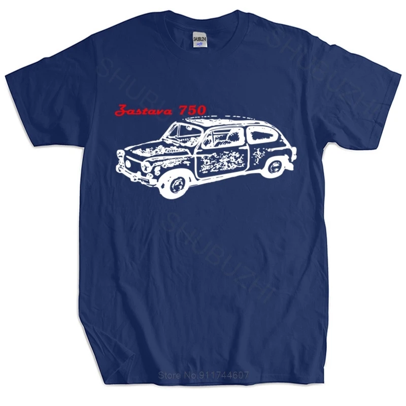 Летняя мужская черная футболка новинка 750 белая хлопковая Футболка в стиле ZASTAVA