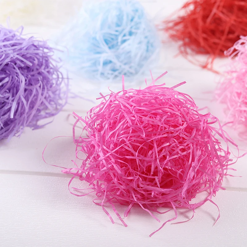 100 г лафитовая трава сложенная бумага красочные конфеты Подарочная коробка Декор