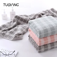 deluxe cotton towel soft skin friendly and absorbent bath travel sports swimming gift fresh and fashionable bath towel set