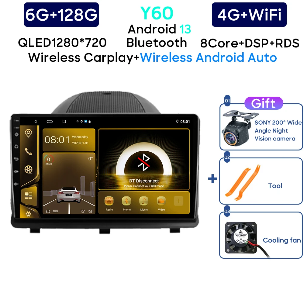 

Автомобильный радиоприемник Android 13 для Opel Antara 1 2006-2017 GPS-навигация 5G Авто Стерео Wi-Fi Мультимедийный плеер Bluetooth Экран без 2din