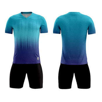 Gradient Jerseys Football Uniform Breathable Vertical Team Jerseys Suit Quick-Dry Elastic Exercise for Men Women Sports Clothes 3