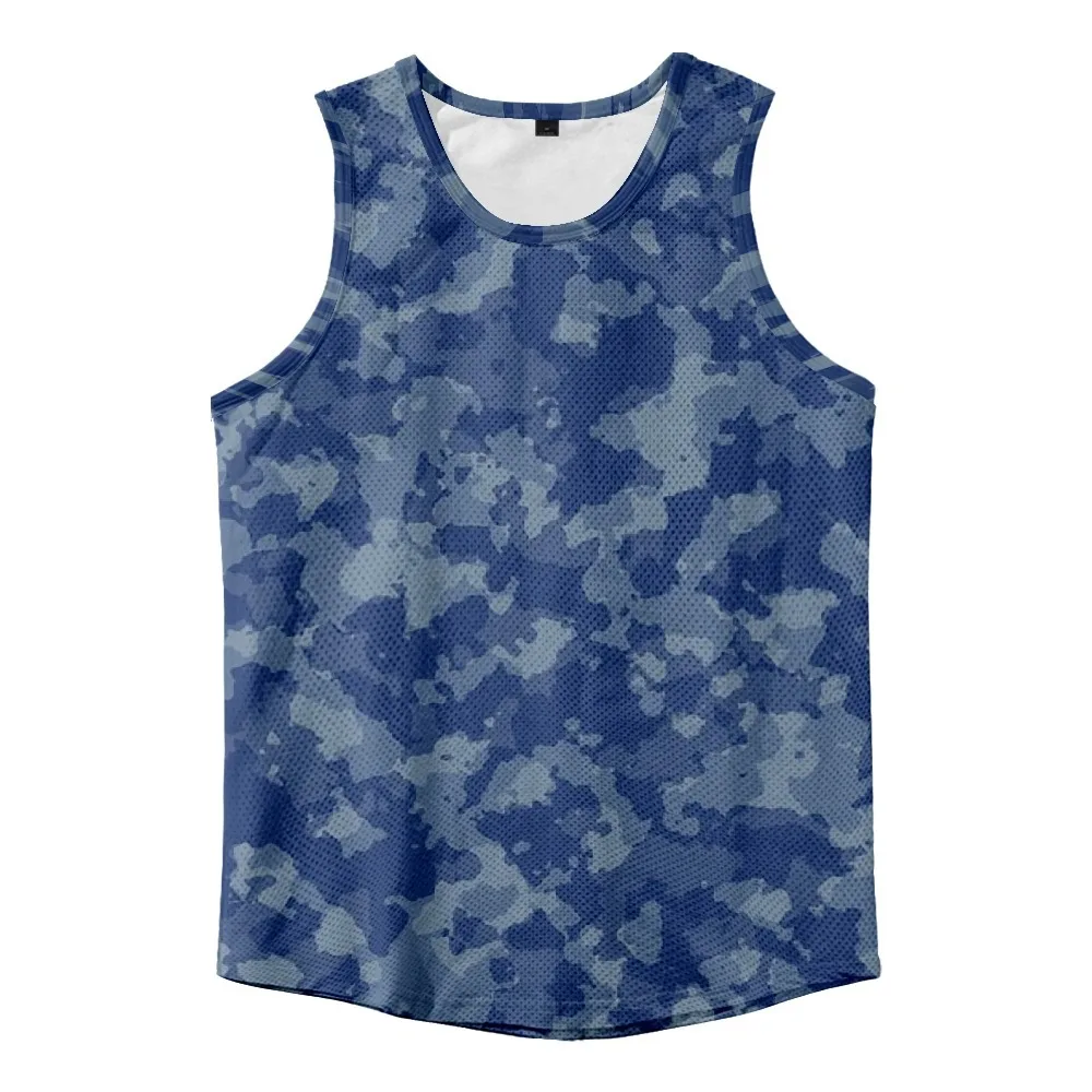

2022 summer hot-selling tactical camouflage outdoor sleeveless off-the-shoulder vest unisex personality fashion sleeveless top