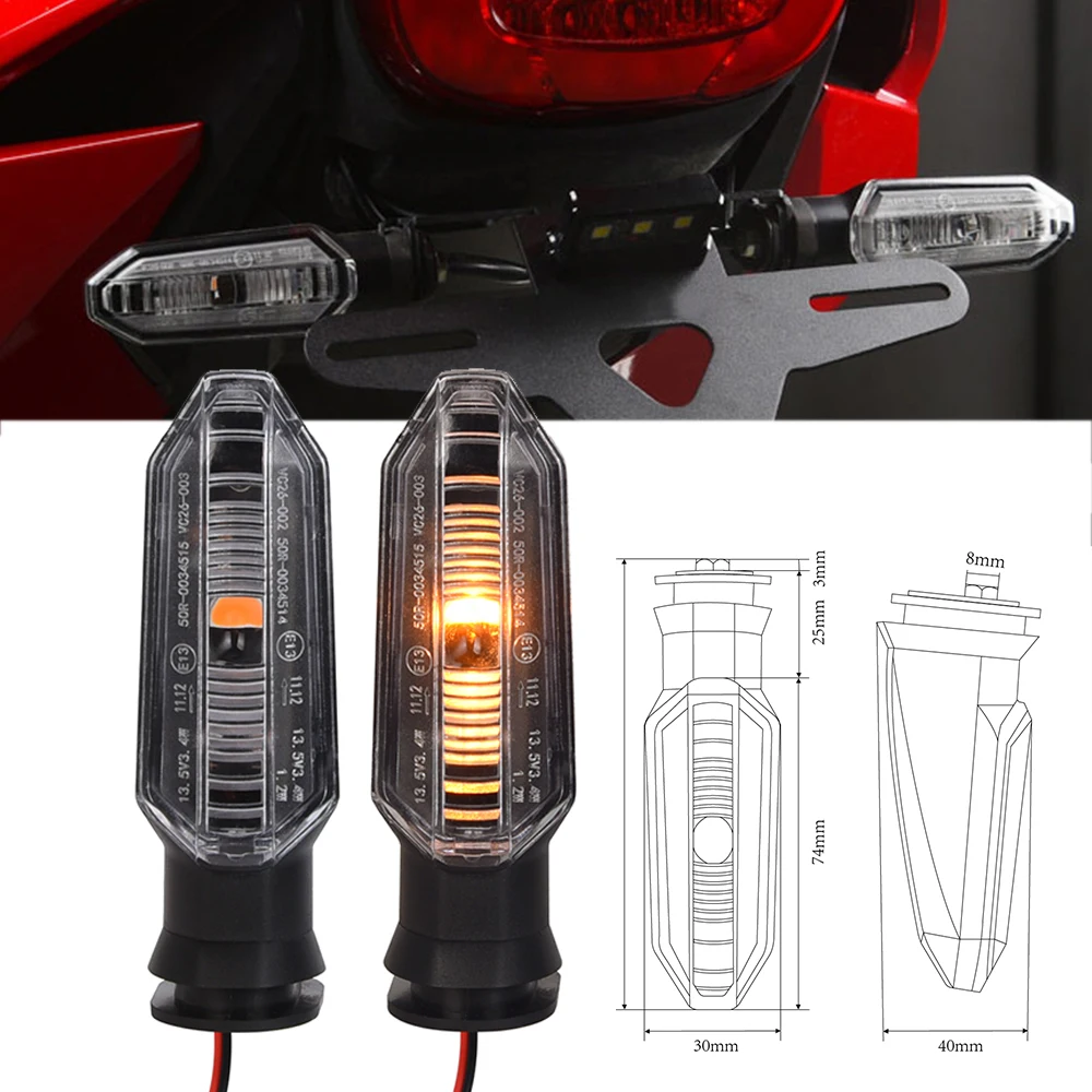 

LED Turn Signal Light For HONDA NC700 NC750 S/X/DCT NC700D CTX700 N/DCT CBR 500R 650F 400R CBF250L Motorcycle Indicator Lamps