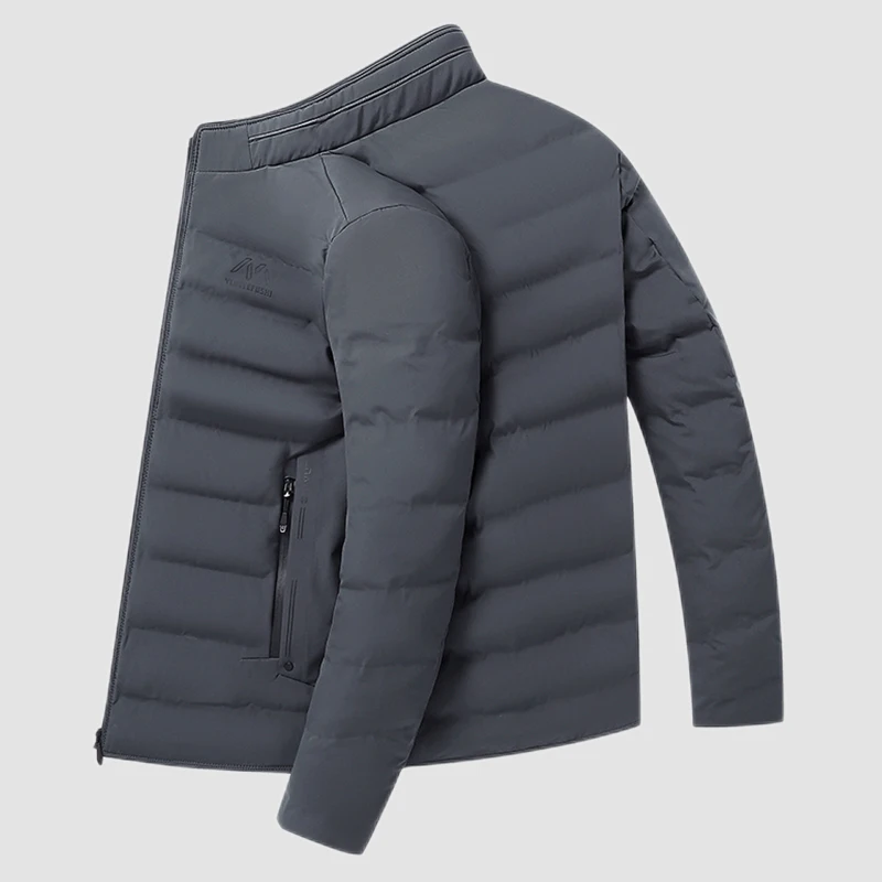 Рисунок 3 - Мужская теплая парка-пуховик; Цвет черный