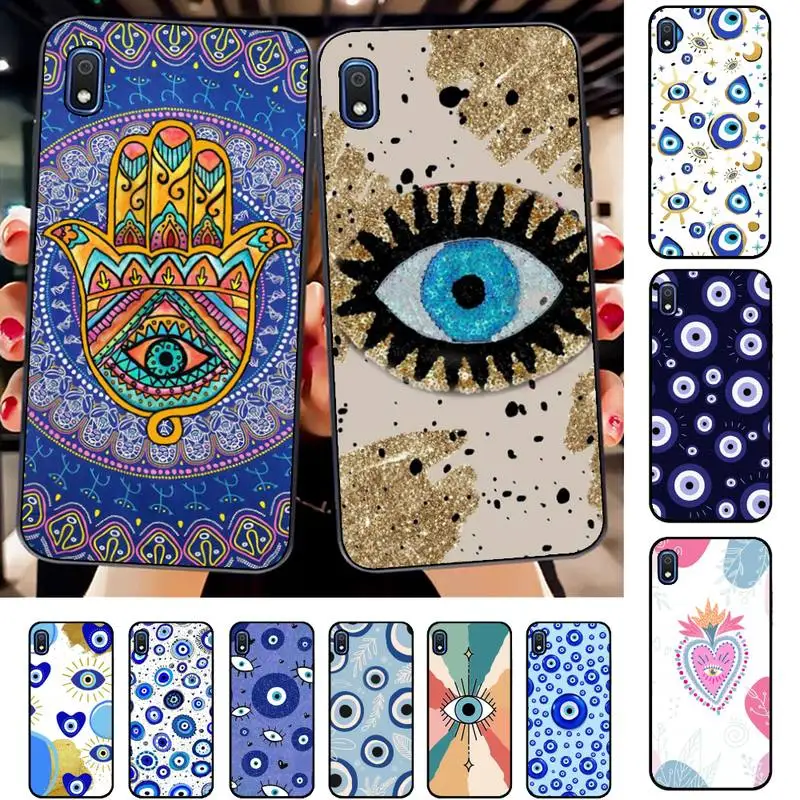 

Evil Eye Lucky Eye Blue Phone Case for Samsung A51 01 50 71 21S 70 31 40 30 10 20 S E 11 91 A7 A8 2018