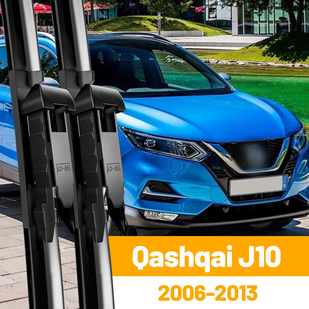 

Для Nissan Qashqai J10 передние щетки стеклоочистителя 2006-2013 2008 2009 2010 2011 2012 ветровое стекло аксессуары 24 "+ 15"