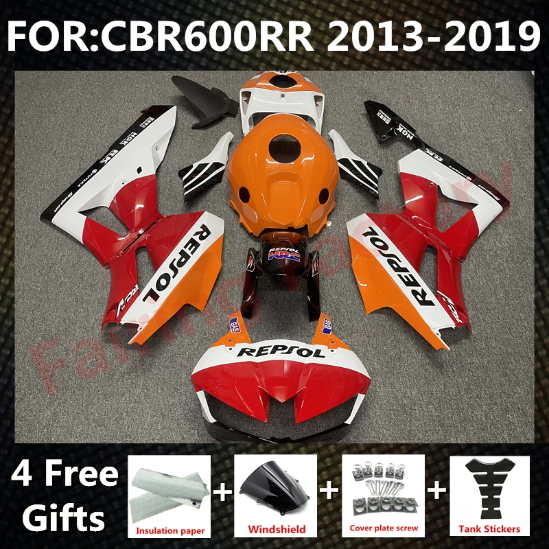 

Полный комплект обтекателей для мотоцикла подходит для CBR600RR F5 2013 2014 2015 2016 2017 CBR600 RR CBR 600RR полный комплект обтекателей repsol