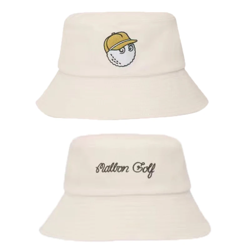 

2023 New Round Outdoor Sports Golf Hat Men and Women Universal Shade Breathable Fisherman Hat Golf Supplies