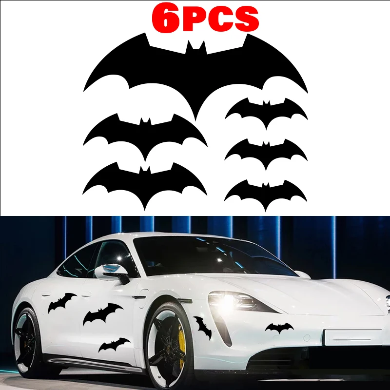 

Bat Decorative Car Sticker Personality Body Kiss Stickers Accessories Removable Vinyl Decal