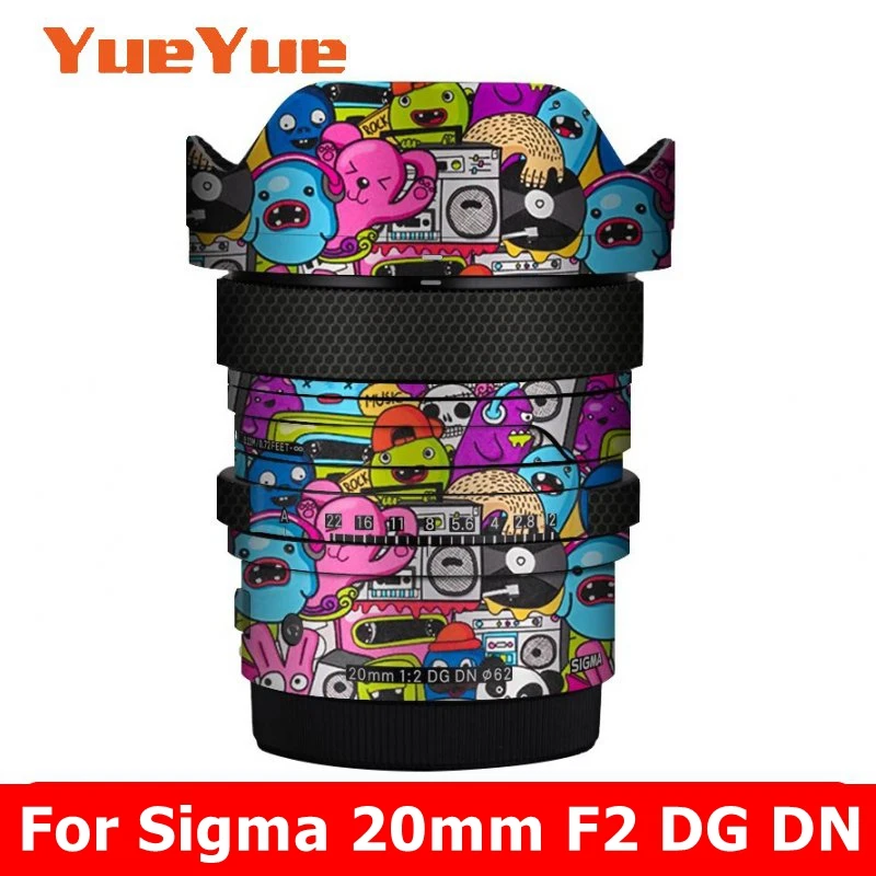 

Виниловая пленка для Sigma 20 мм F2 DG DN, защитная пленка для корпуса камеры, Современная пленка для Sony E Mount 20 F/2