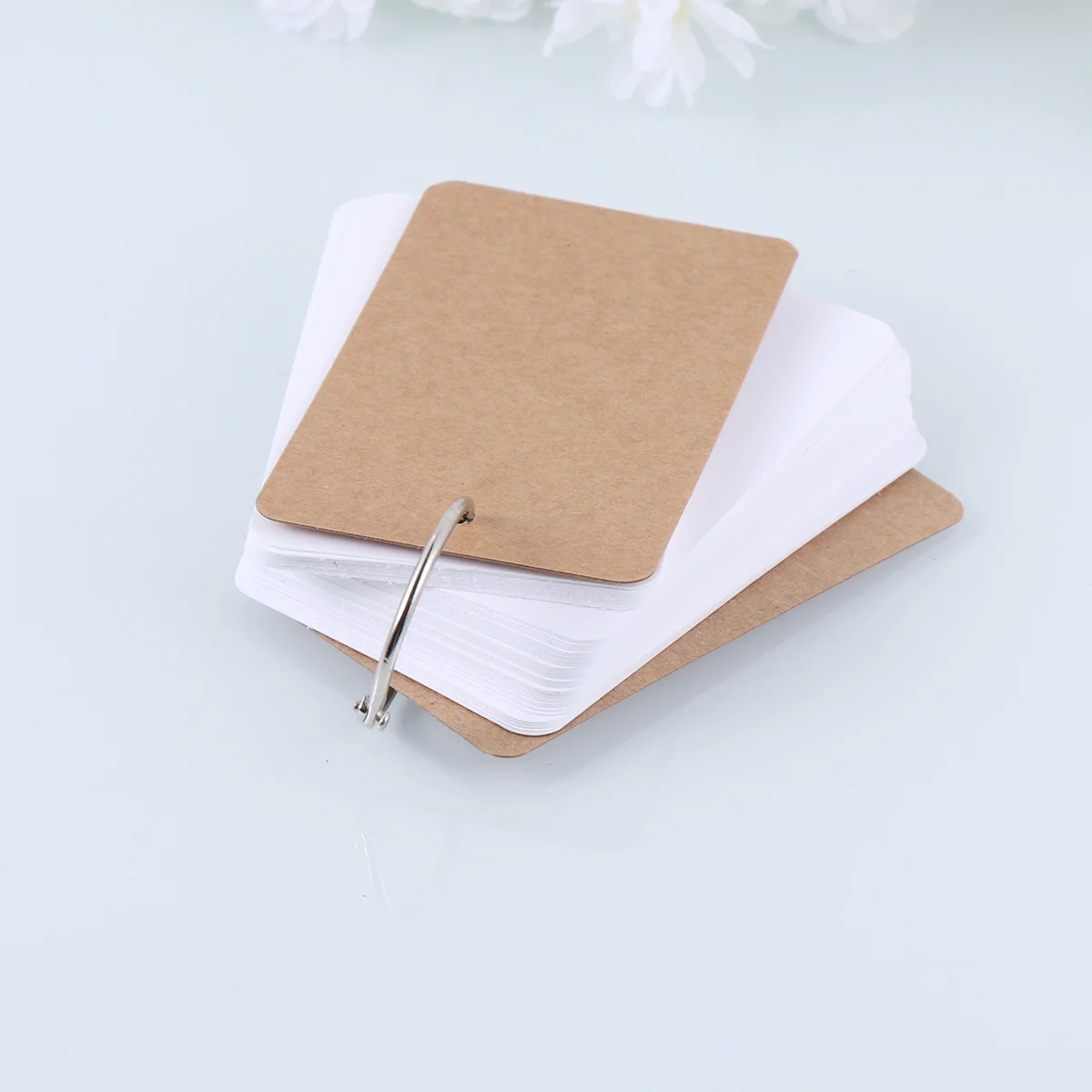 

3Pcs Notepads, Blank Spiral Notepads Small Pocket Notebooks Blank Study Cards Binder Flash Cards Memo Scratch Pads, 2x5 6cm,