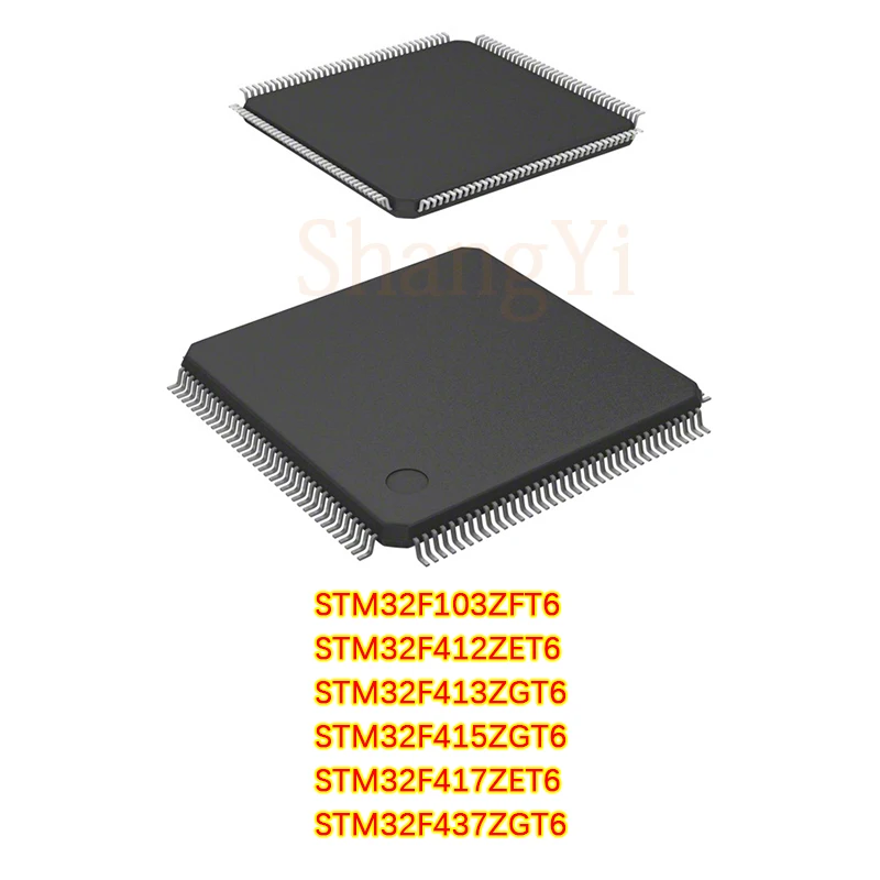 

1 шт./партия STM32F103ZFT6 32F412ZET6 32F413ZGT6 32F415 32F417 437 QFP144
